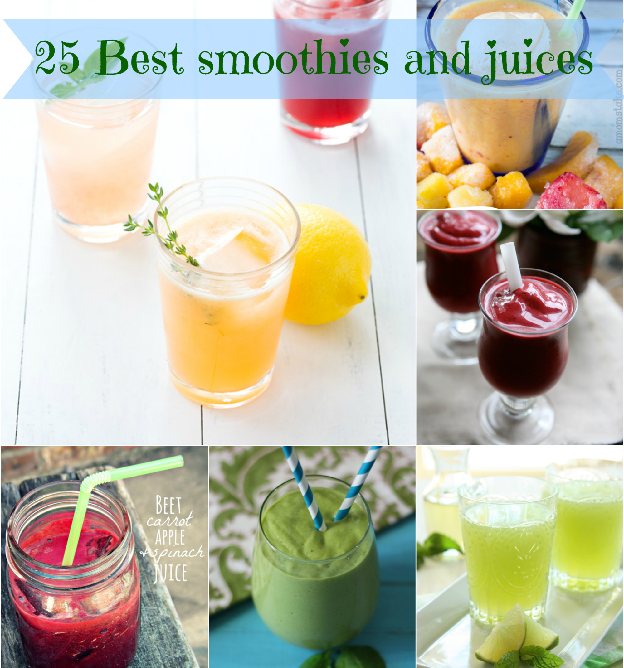 Best smoothies and juices The Seaman Mom