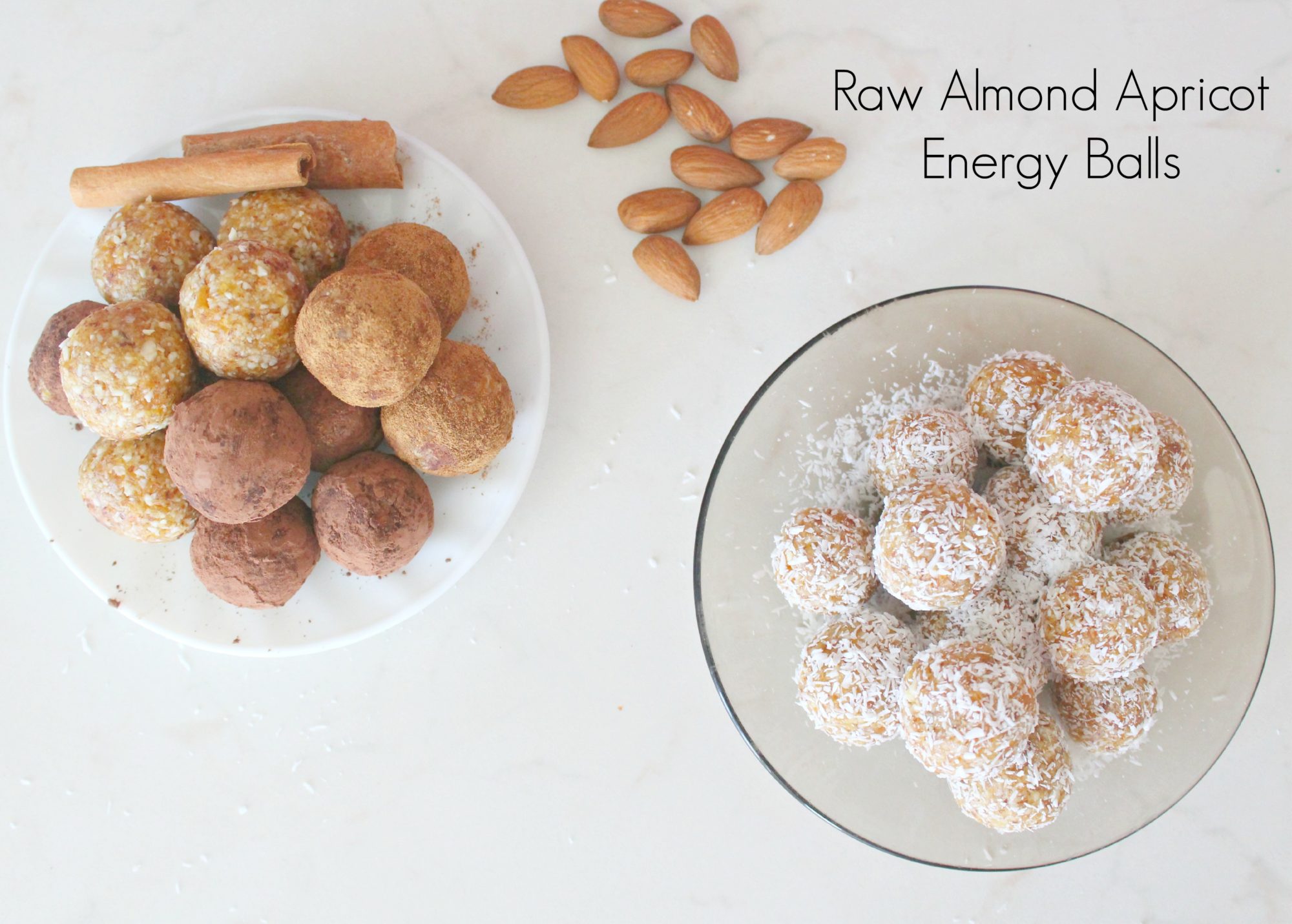 Raw Almond apricot energy balls The Seaman Mom