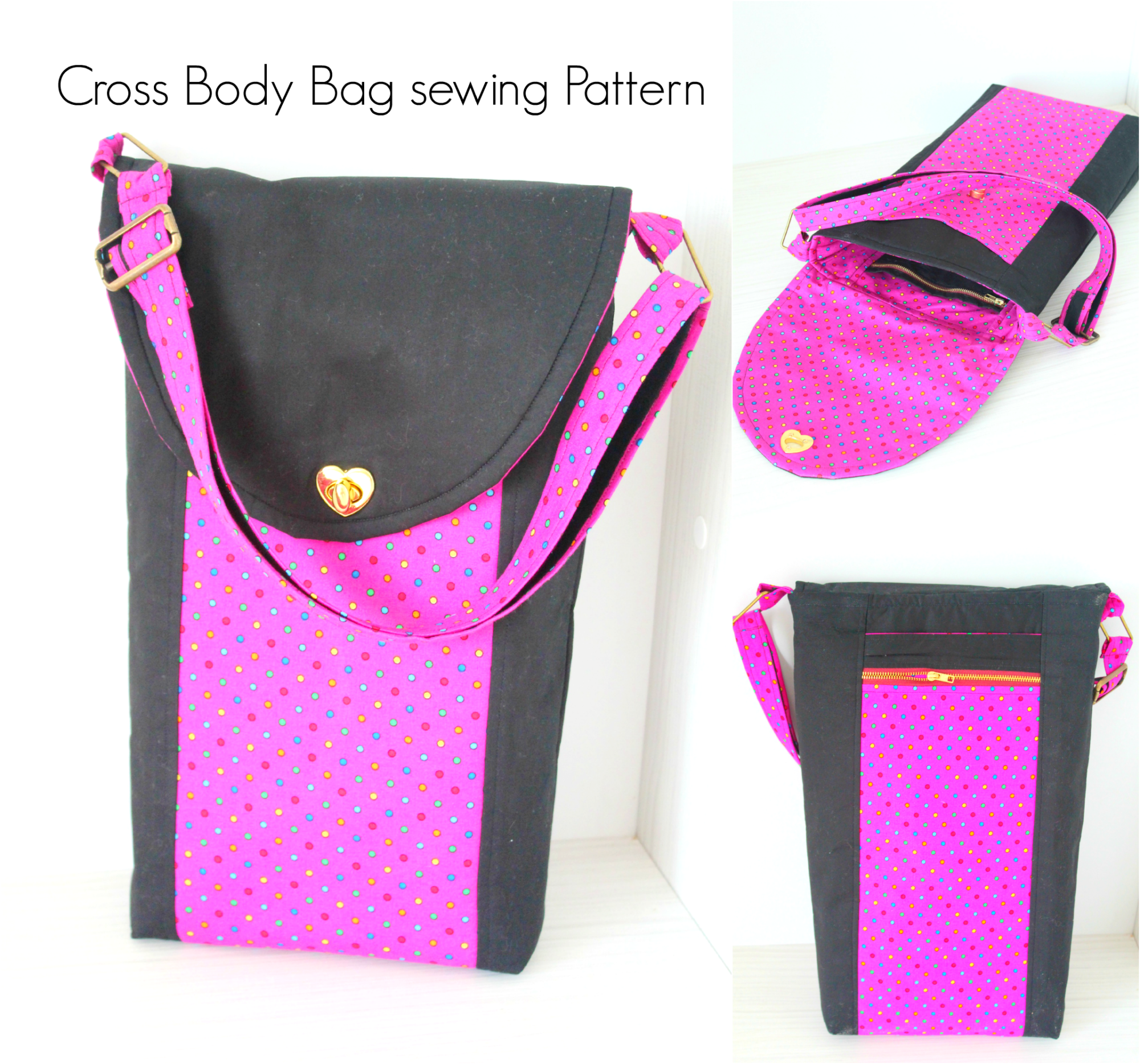 Cross body bag pattern - The Seaman Mom