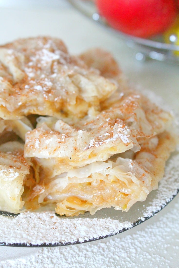 Homemade Easy Apple Pie Recipe with Filo Pastry