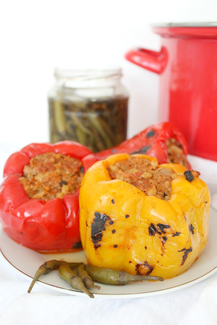 Stuffed roasted bell peppers – Dan330