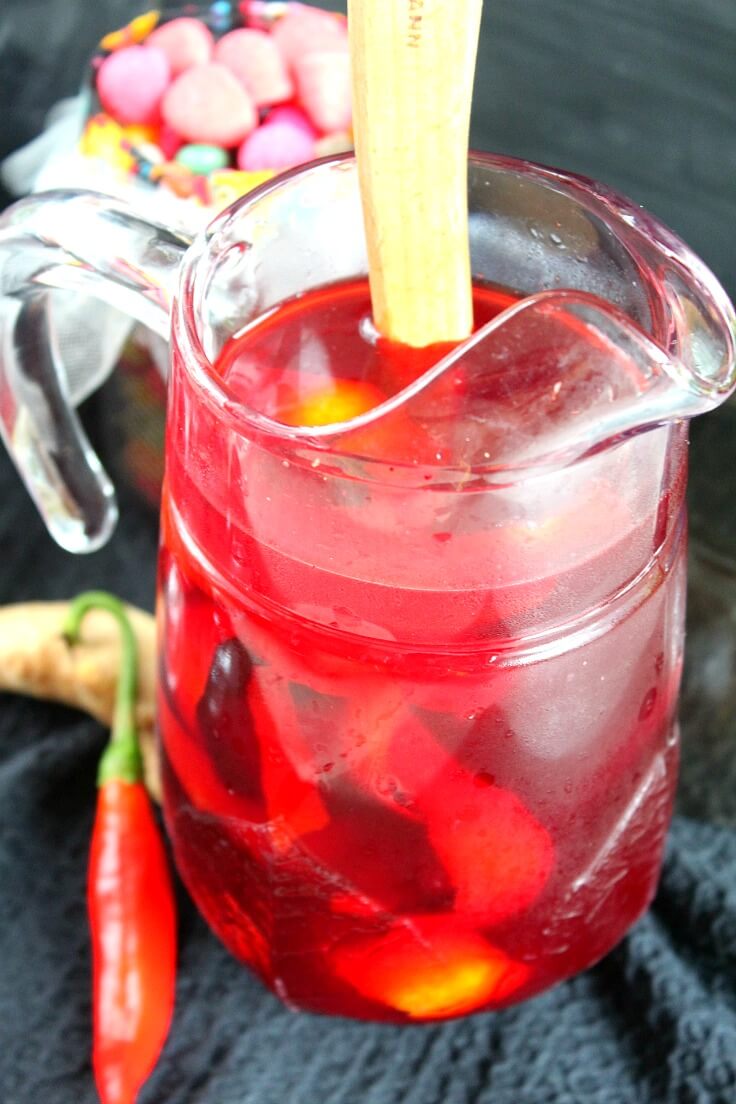 Blood Punch Recipe Non Alcoholic Halloween Beverage