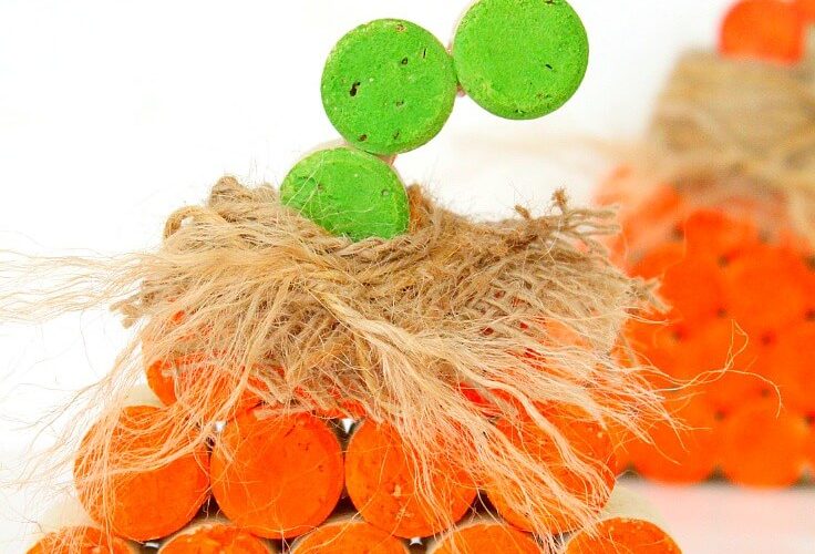 Wine Cork Pumpkin Tutorial