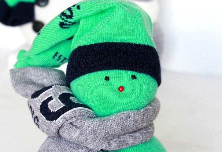 DIY Sock Snowman