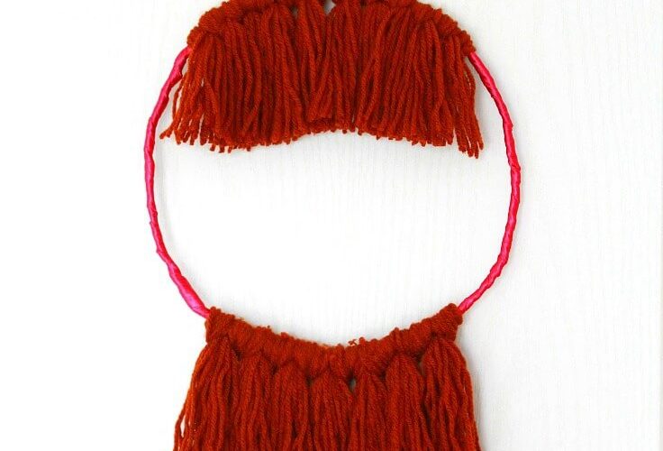 DIY Yarn Wall Hanging
