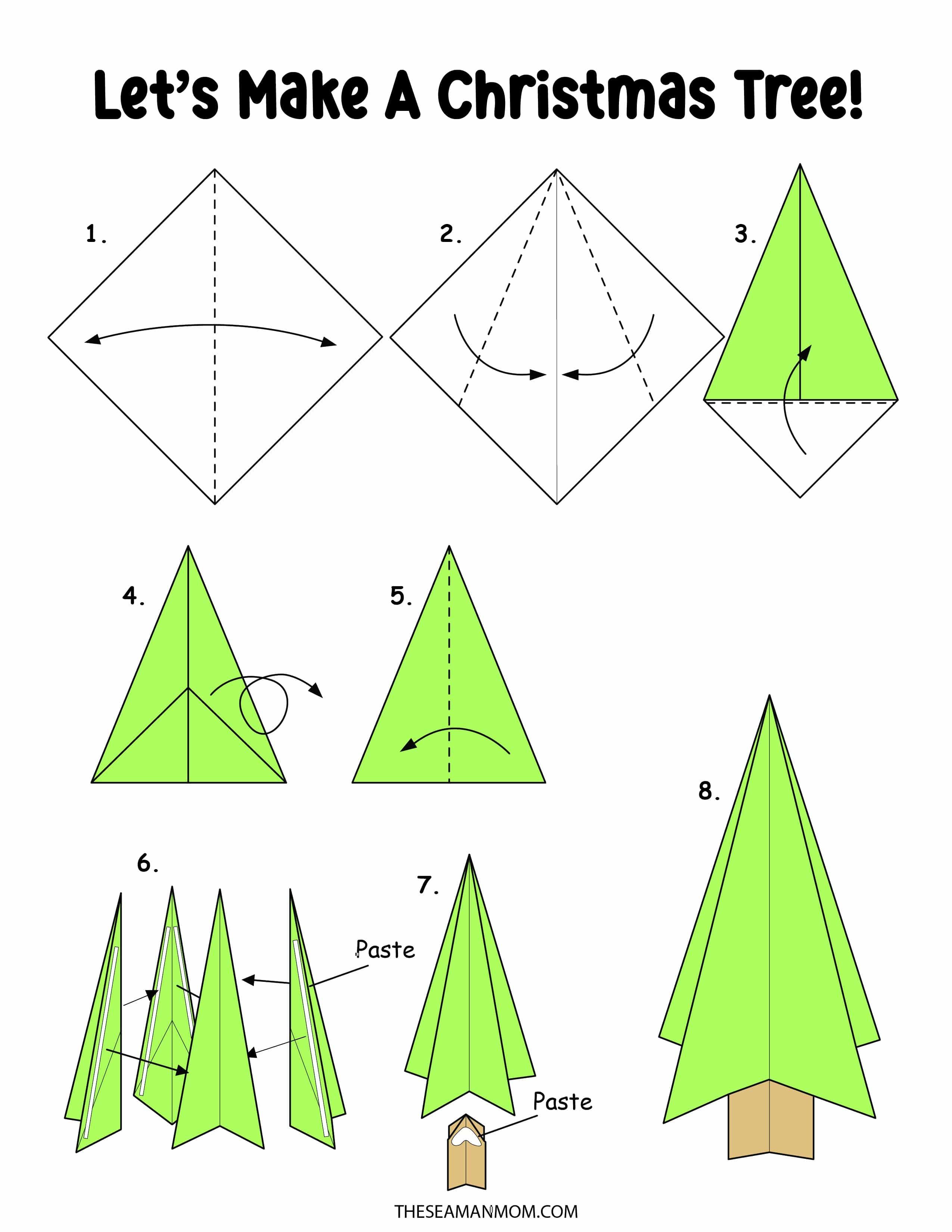 How to make: Origami Christmas Star 