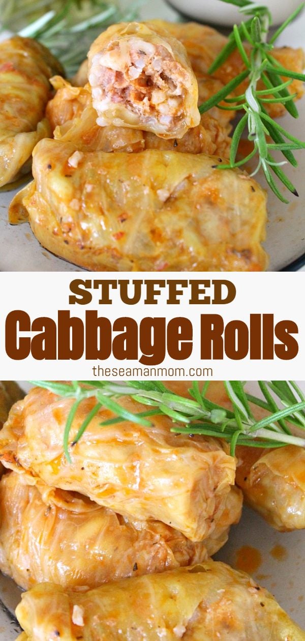 Consisting of tender leaves of pickled cabbage, stuffed and then rolled with meat, garlic, onion & rice, this cabbage rolls recipe makes the perfect savory dinner that everyone will absolutely love! via @petroneagu