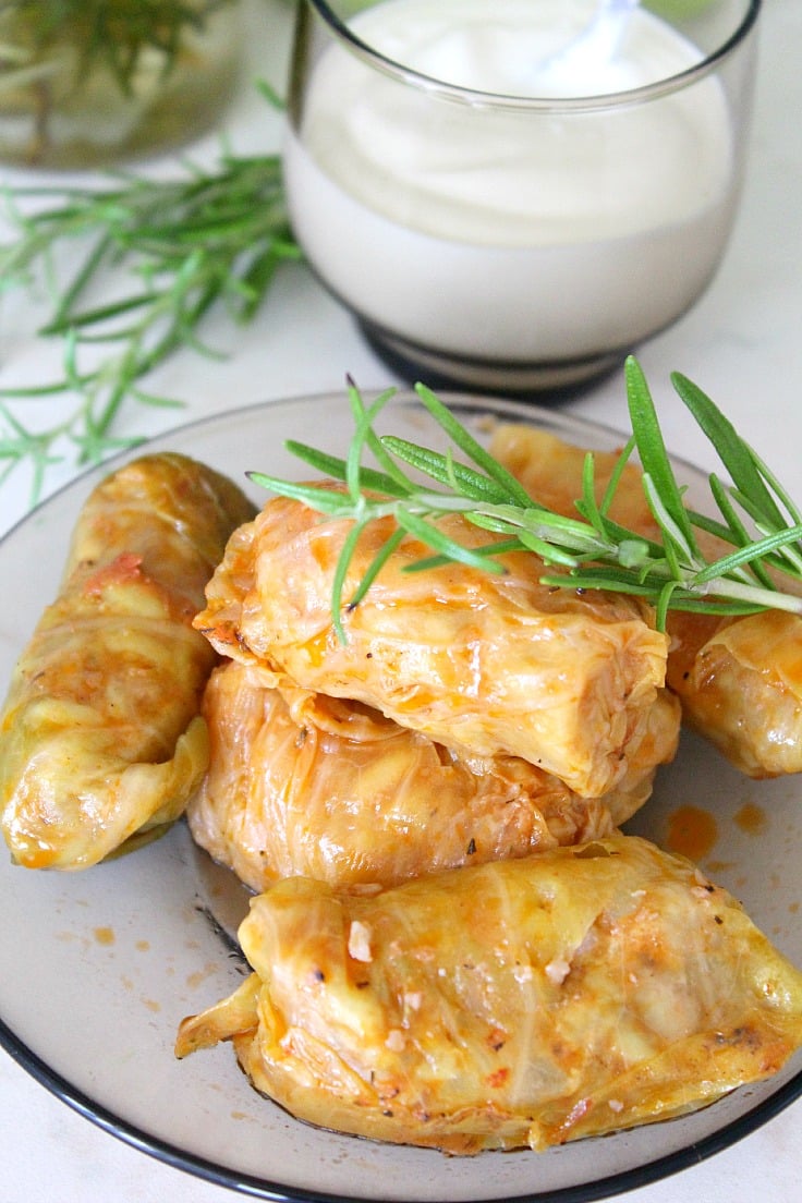 Stuffed cabbage rolls