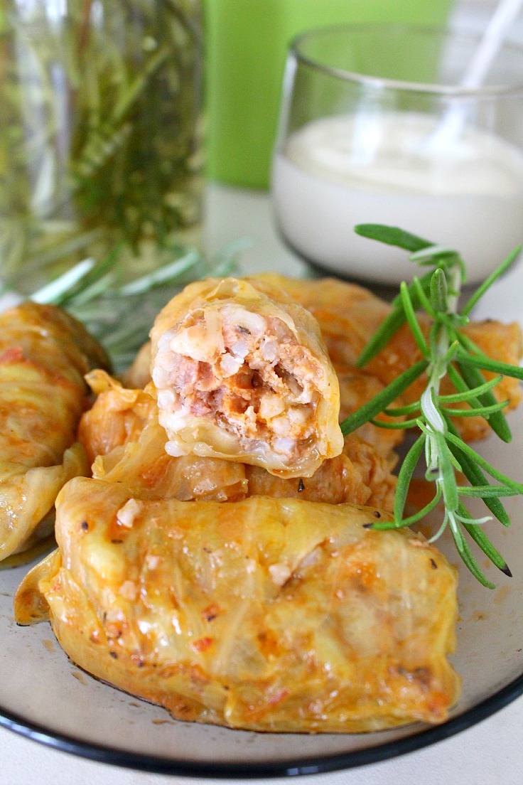 Stuffed cabbage rolls