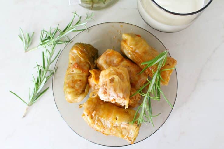 Stuffed cabbage rolls