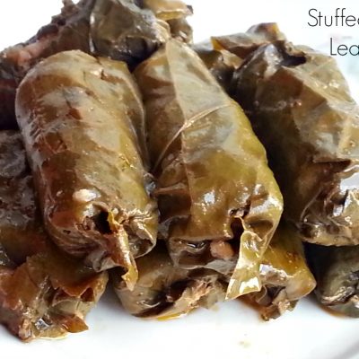 Stuffed vine leaves with minced meat recipe