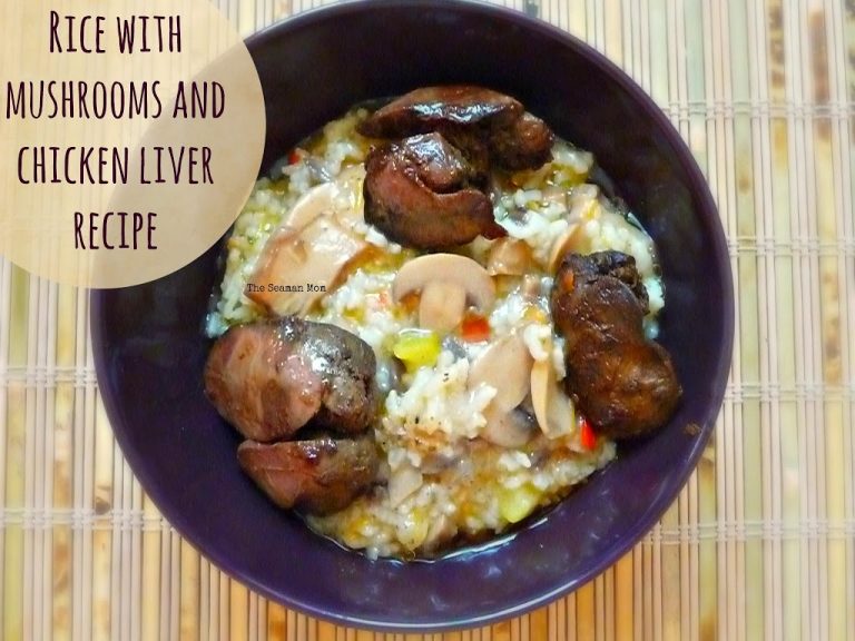 Recipe – Rice with mushrooms and chicken liver