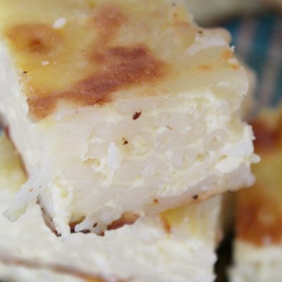 This is the best macaroni pudding ever!