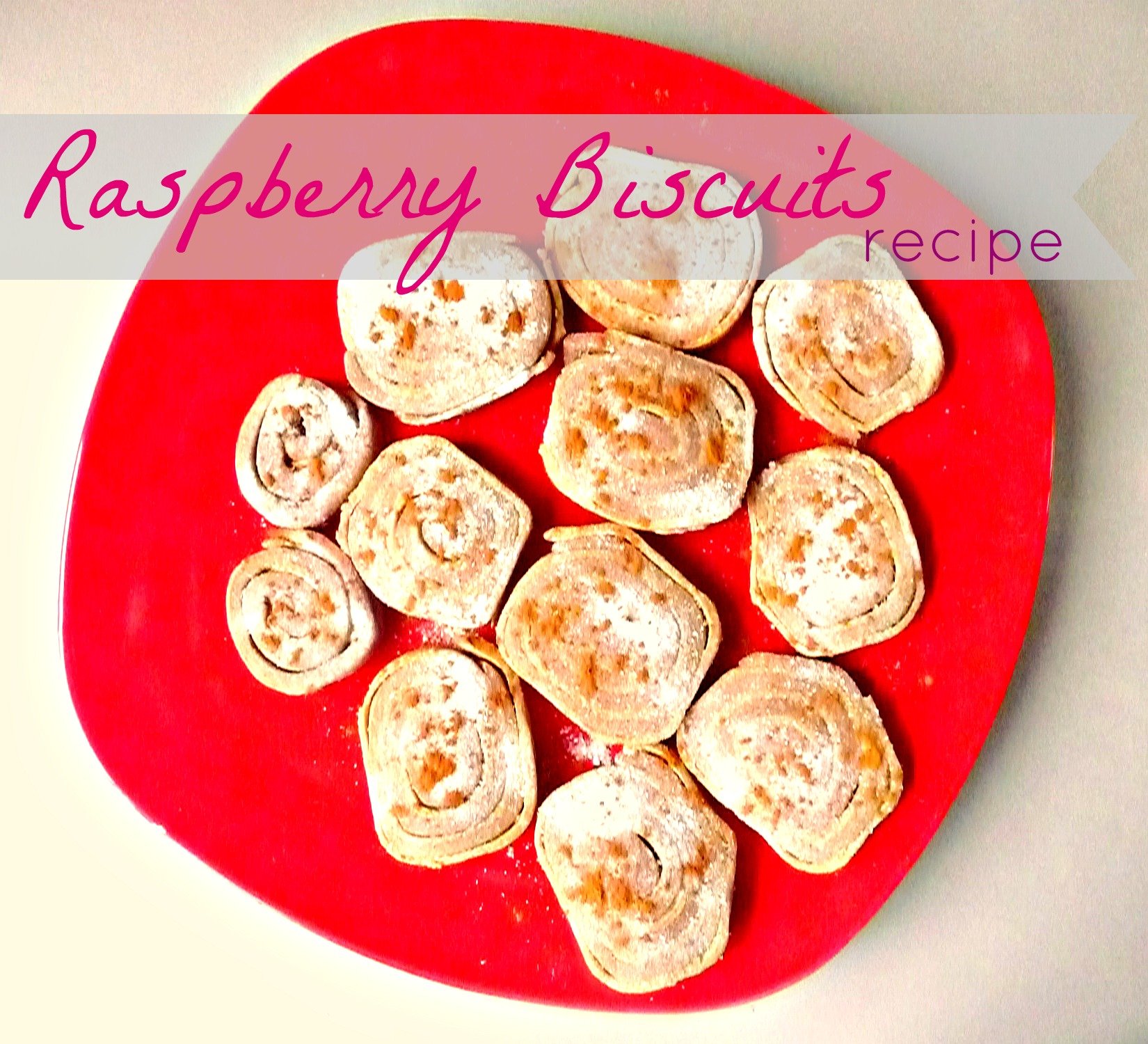 Raspberry and butter biscuits recipe