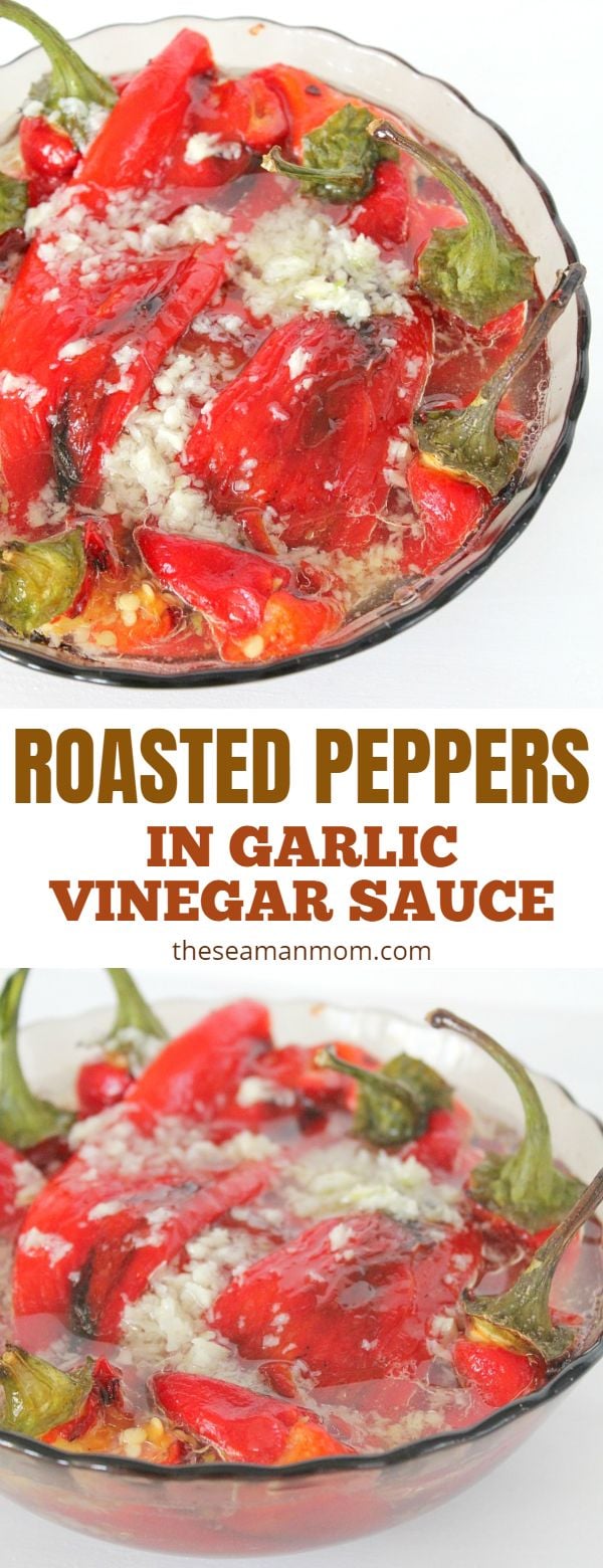 Roasted peppers salad
