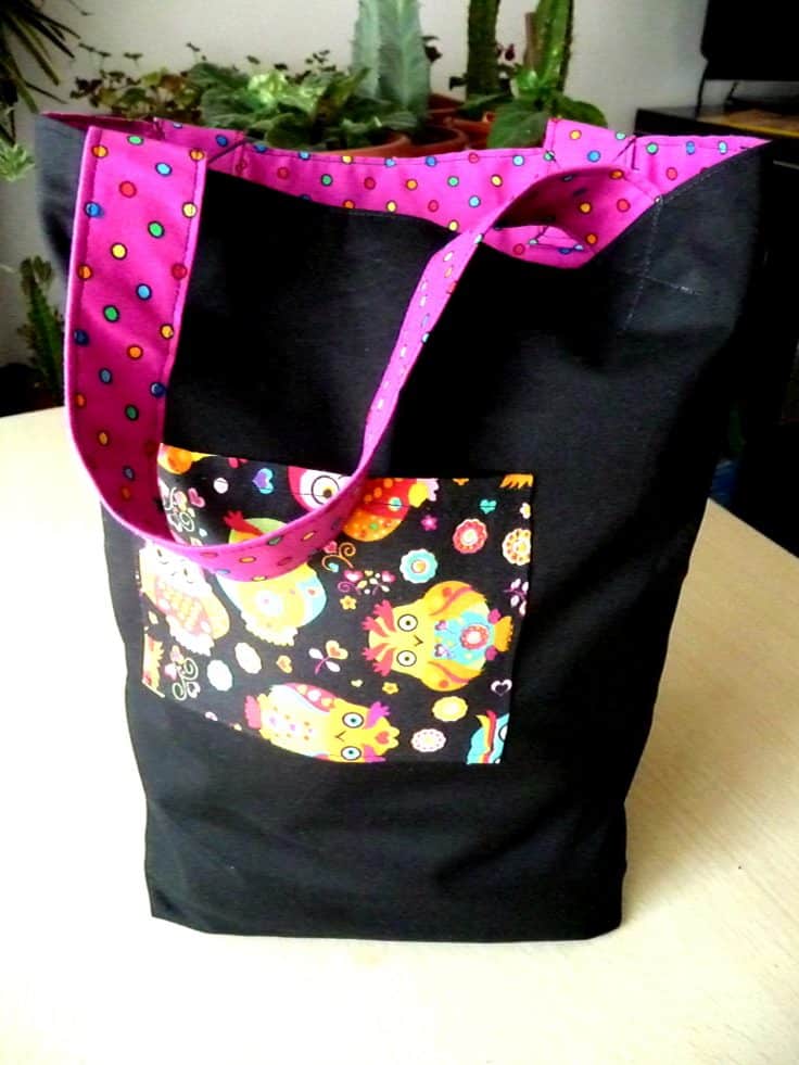 Easy sew trick or treat bag