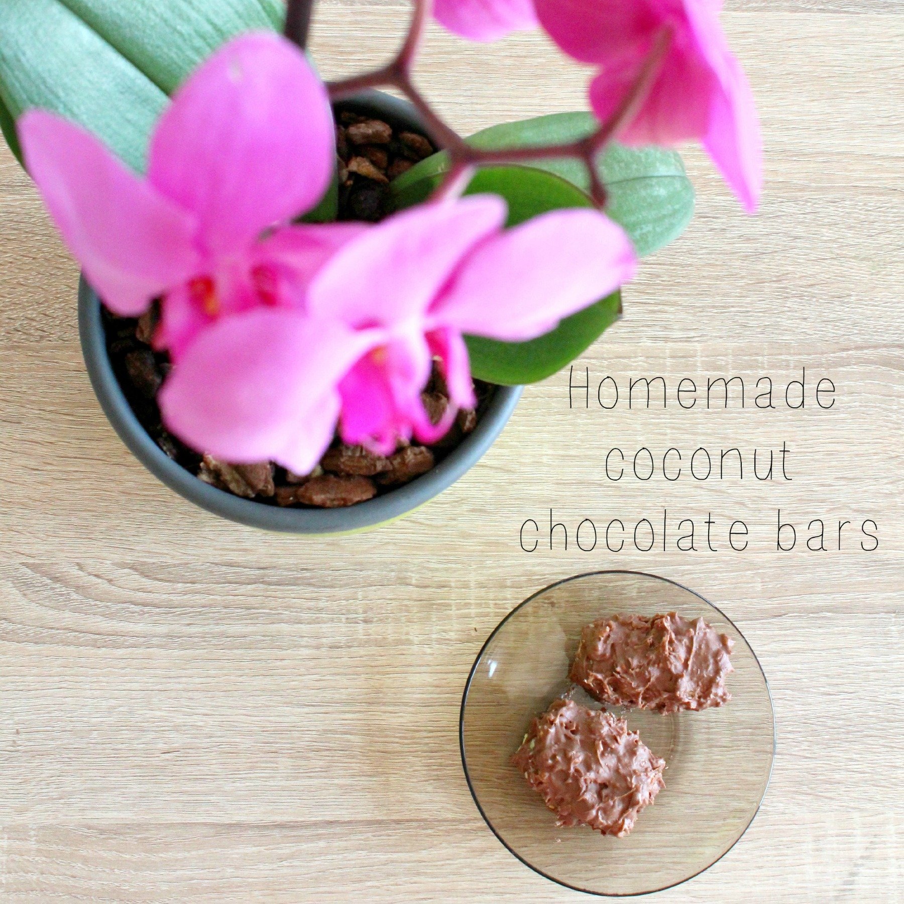 Coconut chocolate bars with Milka chocolate