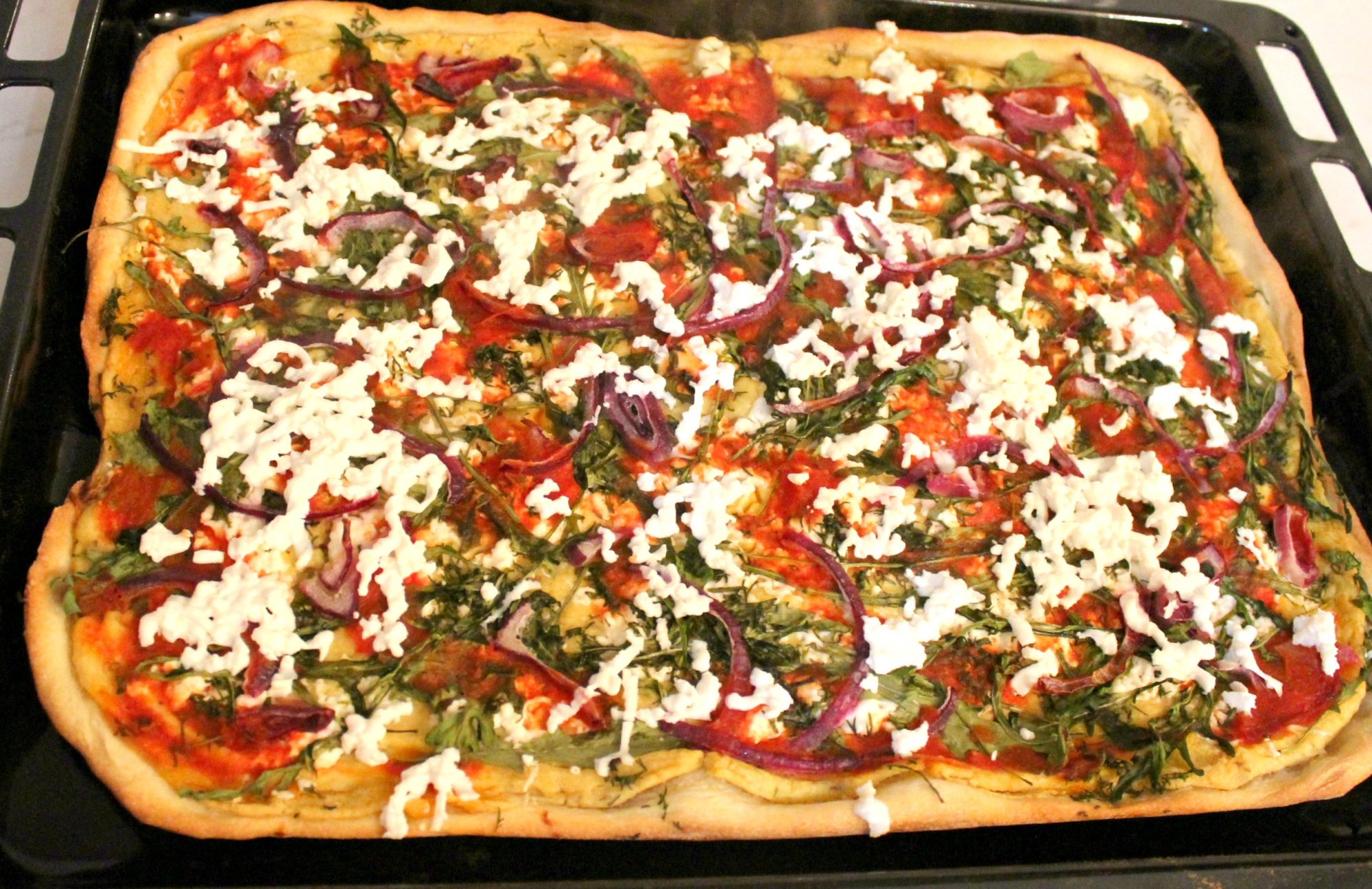 Vegetarian pizza 