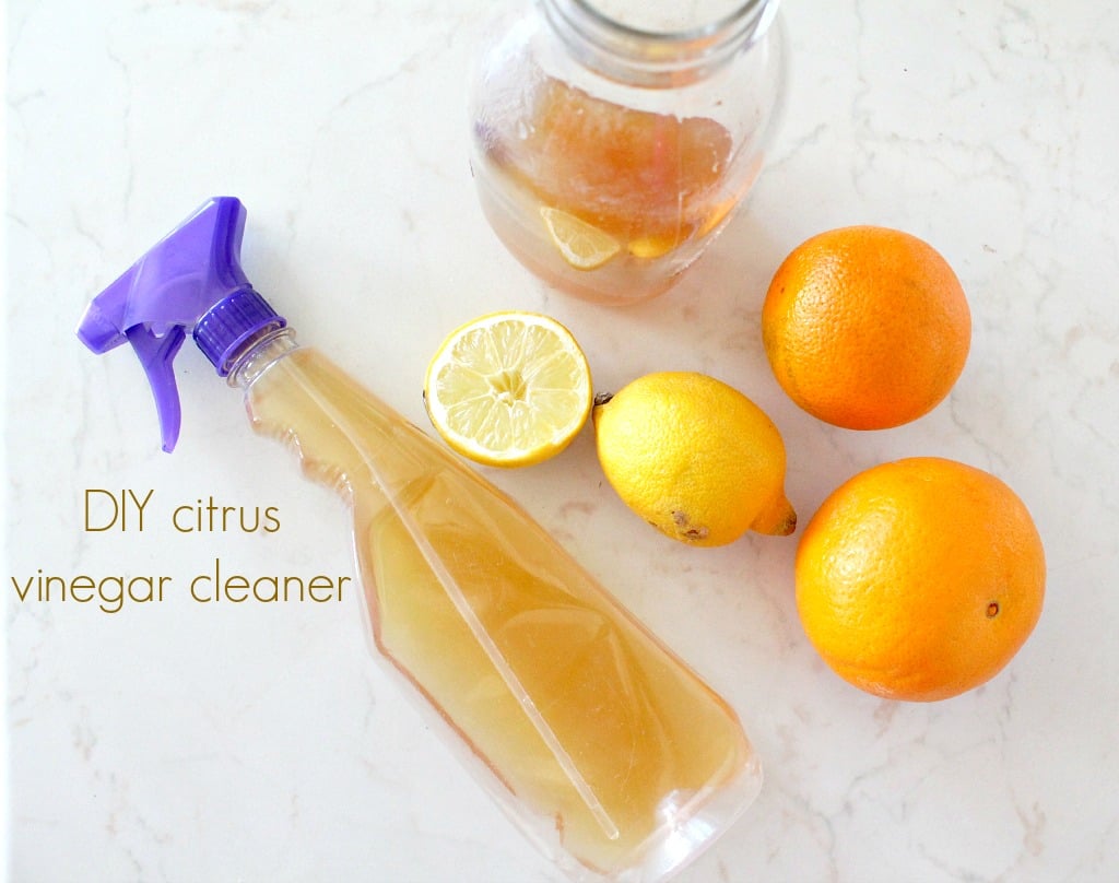 DIY citrus vinegar cleaner