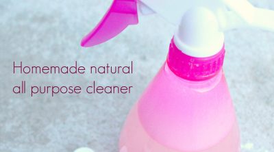 Homemade natural all purpose cleaner