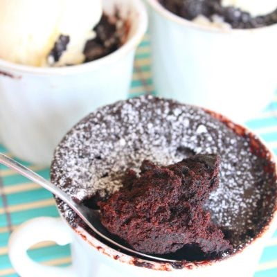 Microwaved Brownie in a cup recipe