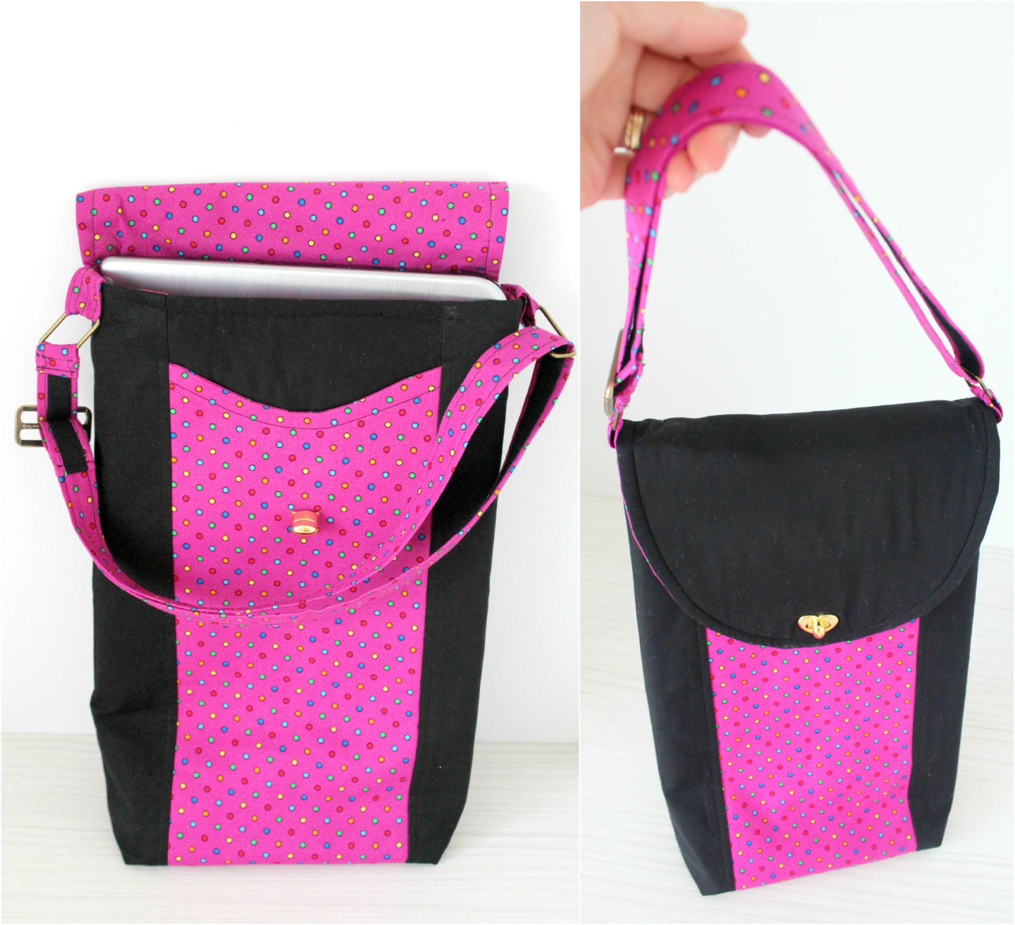 Cross Body Bag Pattern With Easy Step By Step Sewing Tutorial