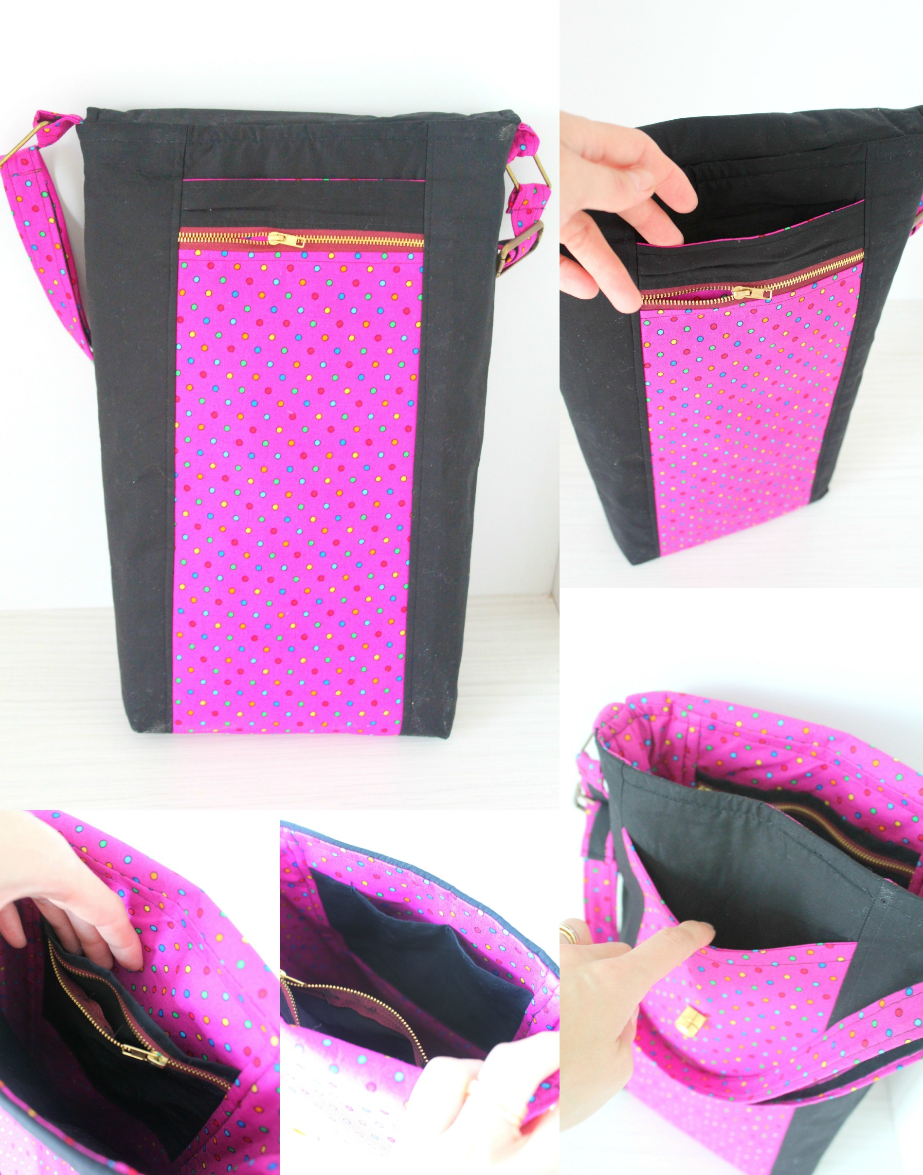 Cross Body Bag Pattern With Easy Step By Step Sewing Tutorial