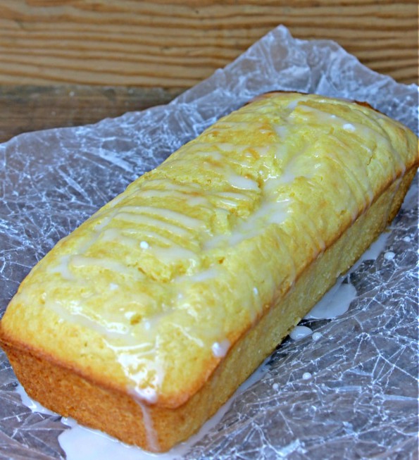 Lemon sour cream pound cake