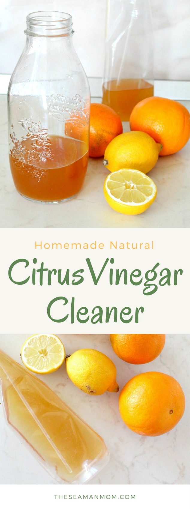 DIY Citrus Vinegar Cleaner