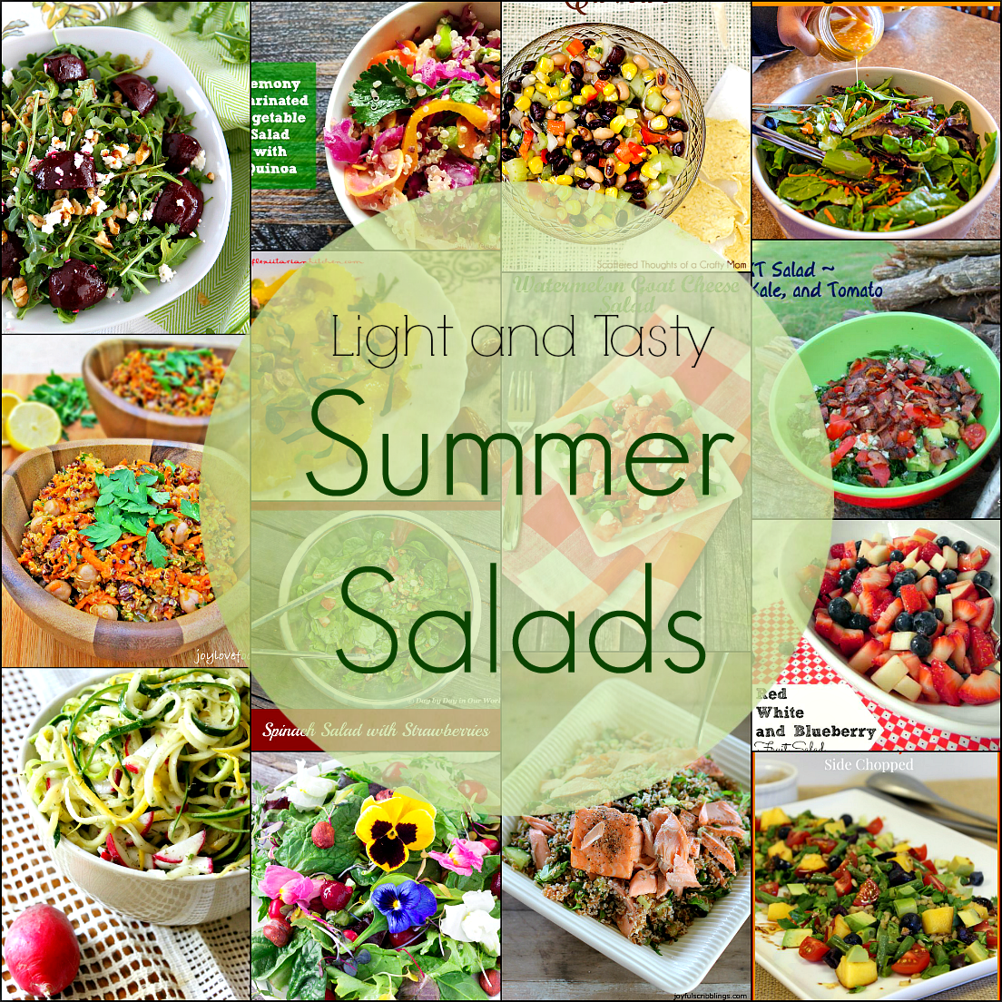 Light Tasty Summer Salads - The Seaman Mom