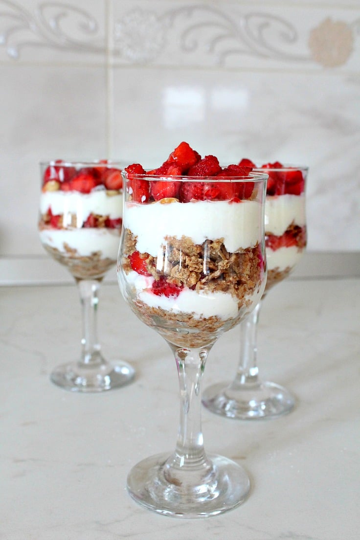 Strawberry parfait