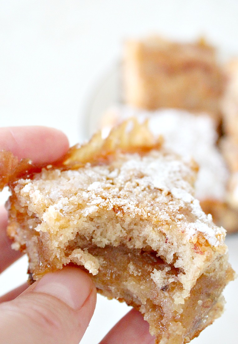 vegan banana bars