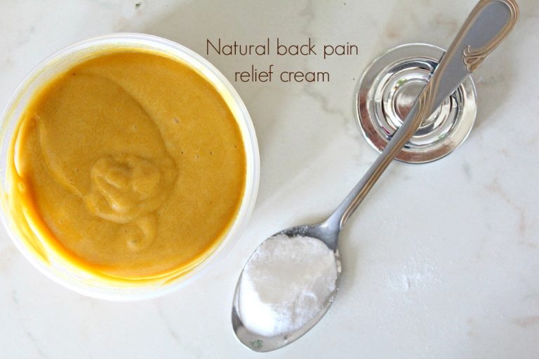 Natural back pain relief cream