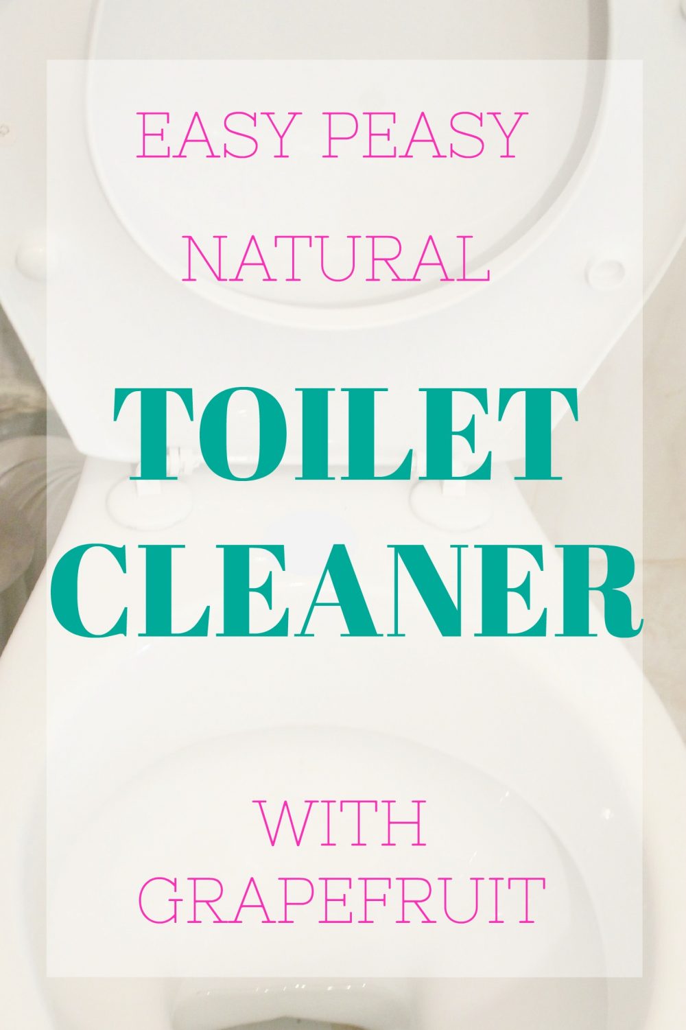 Clean your toilet with this natural toilet cleaner without bringing toxic fumes into your home.