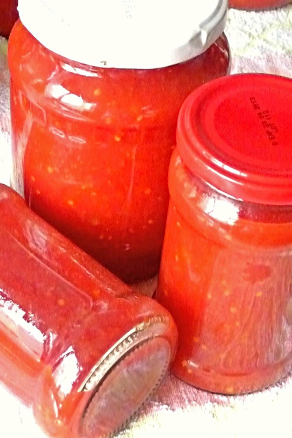 Preparing jars for canning