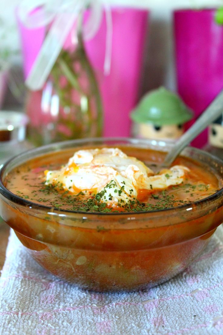 Chicken vegetable whole egg soup The Seaman Mom