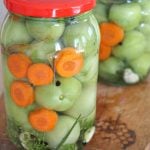 How to make pickled green tomatoes without vinegar