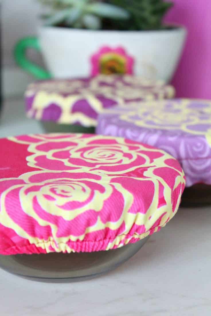 DIY Fabric Bowl Covers - Back Road Bloom