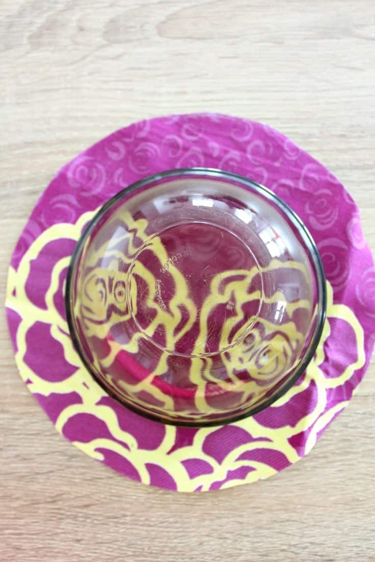 Bowl cover pattern