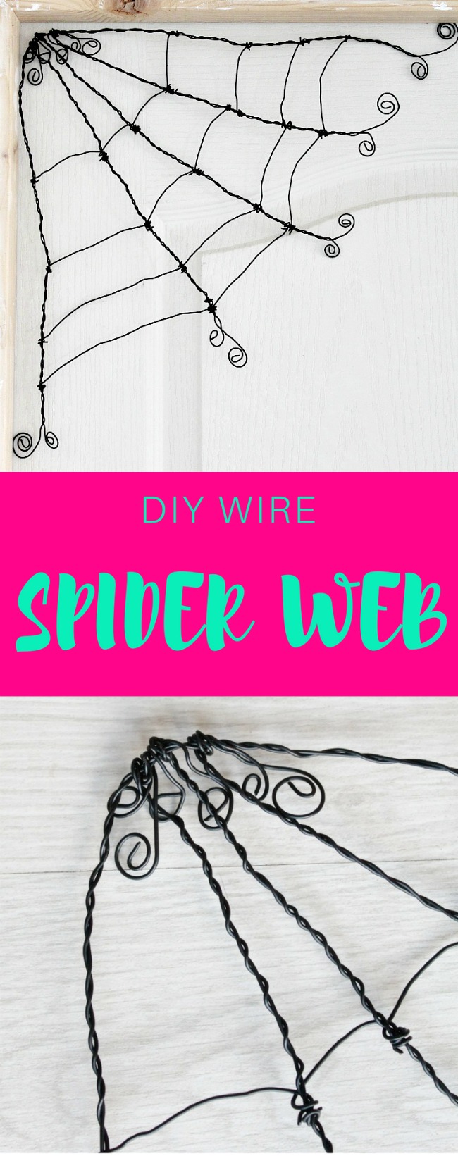 DIY spider web