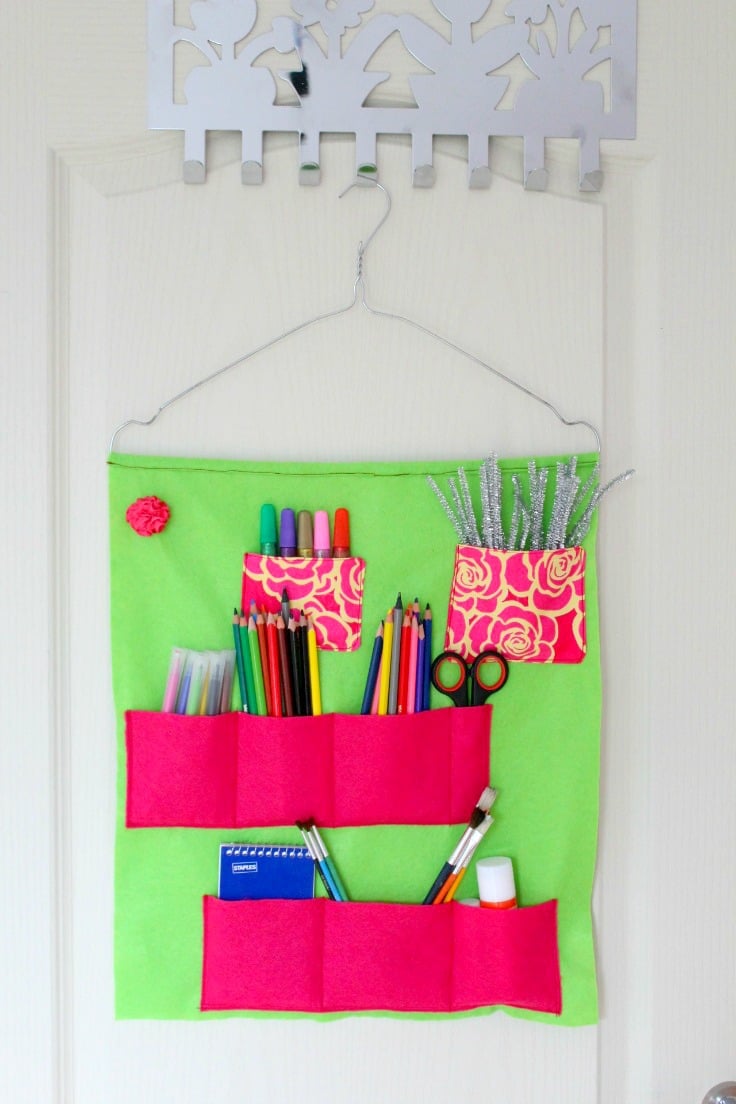 School Supplies Organizer 15 Minutes Sewing Tutorial