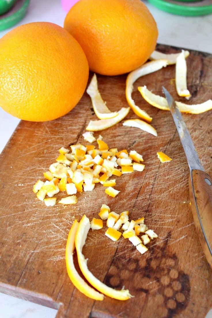 how to dry orange peels for tea