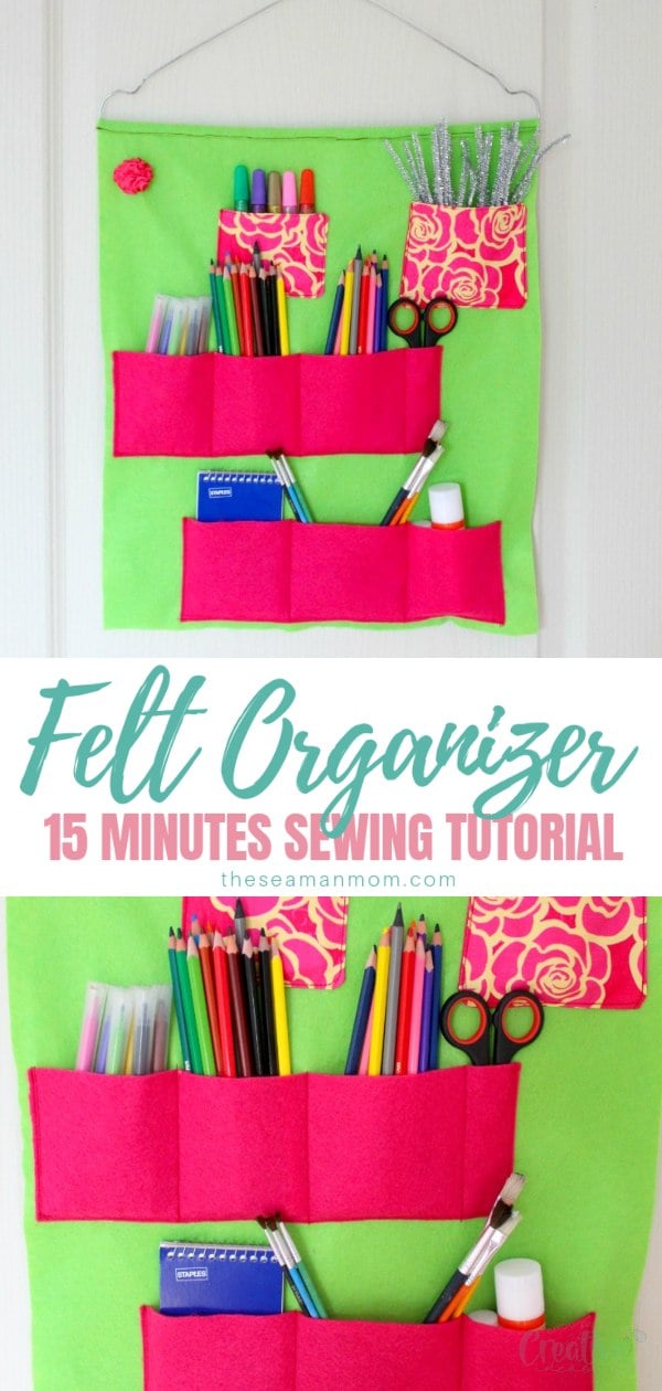 School supplies organizer