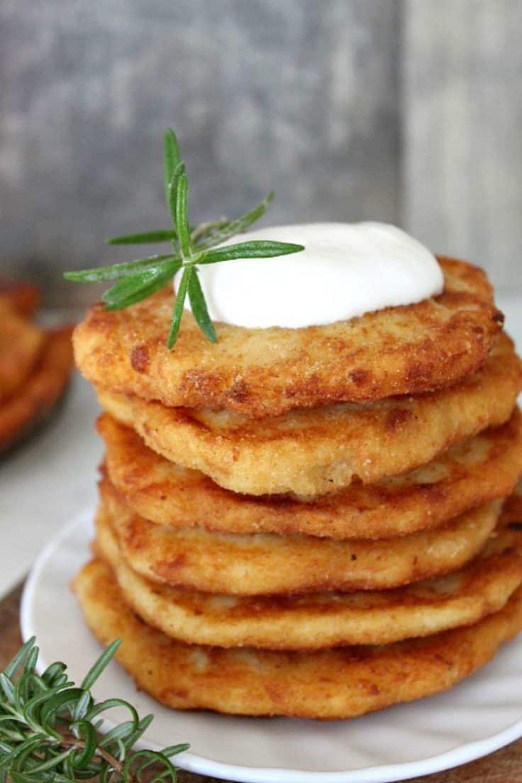 Mashed potato pancakes