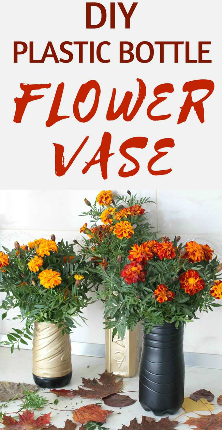 Make your own recycled vase using this super easy tutorial for making a DIY flower vase out of plastic bottle. If you didn't know better, you'd swear it was made out of crystal!