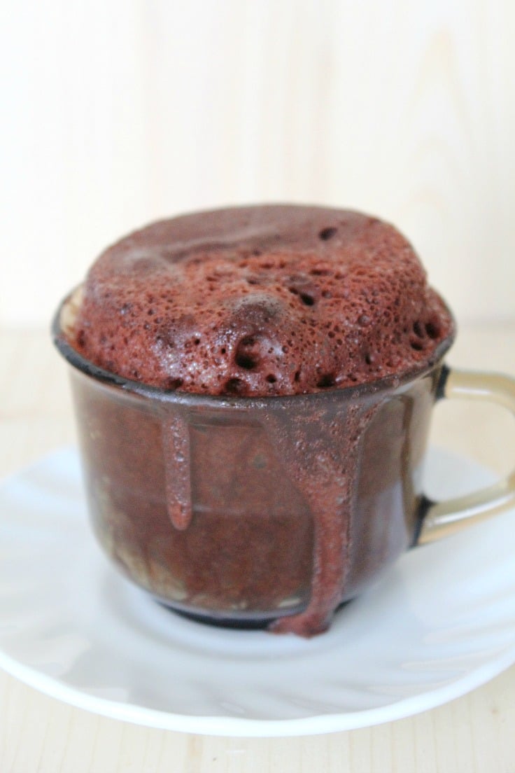 Nutella Lava Cake in a cup