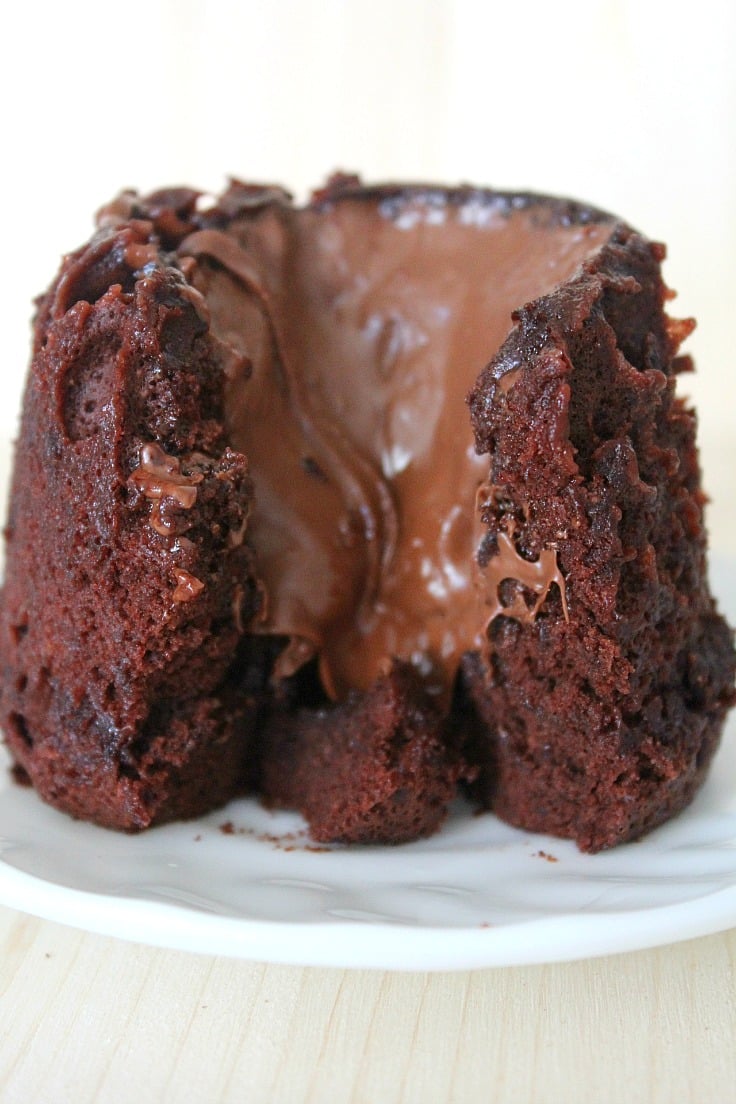 Nutella Lava Cake in a cup