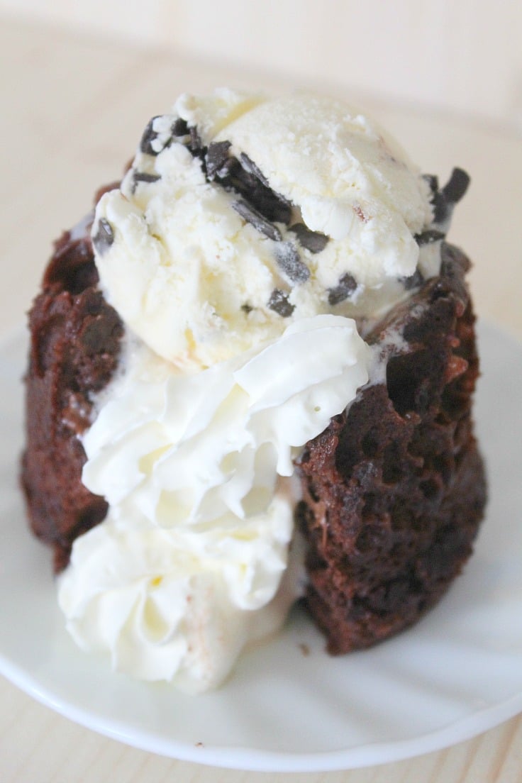 4 Ingredient Molten Nutella Lava Mug Cake - Kirbie's Cravings