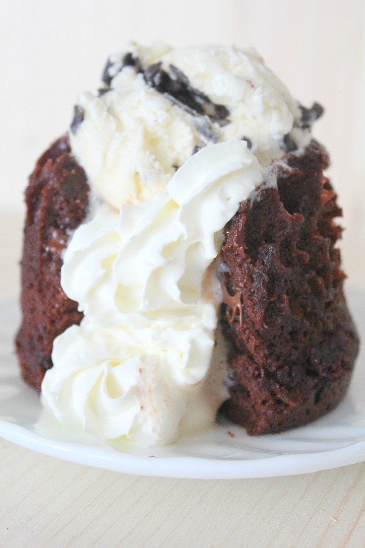 Nutella Lava Cake in a cup