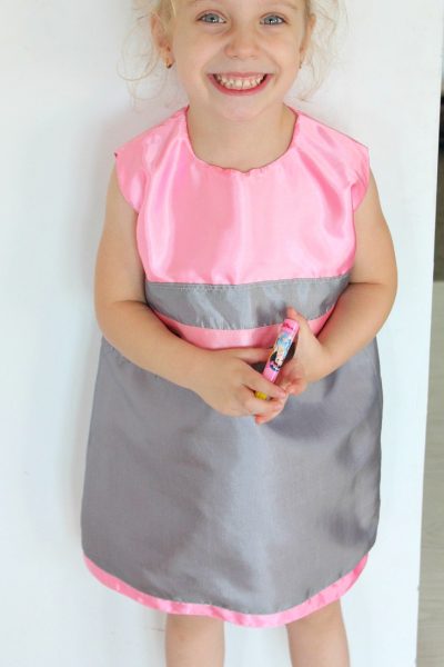 Sleeveless A line dress 4T Free sewing pattern